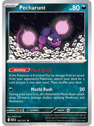 Pecharunt - 143/217 Ascended Heroes