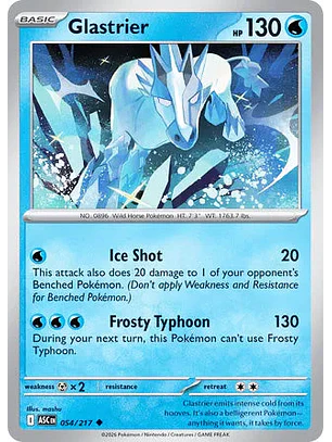 Glastrier - 054/217 Ascended Heroes