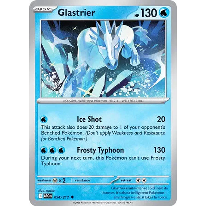 Glastrier - 054/217 Ascended Heroes 1