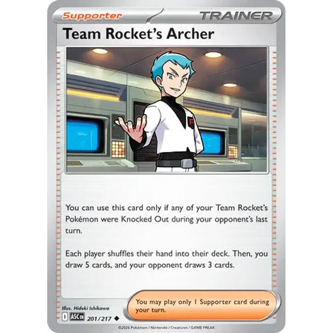 Team Rocket's Archer - 201/217 Ascended Heroes 1