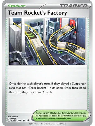 Team Rocket's Factory - 203/217 Ascended Heroes