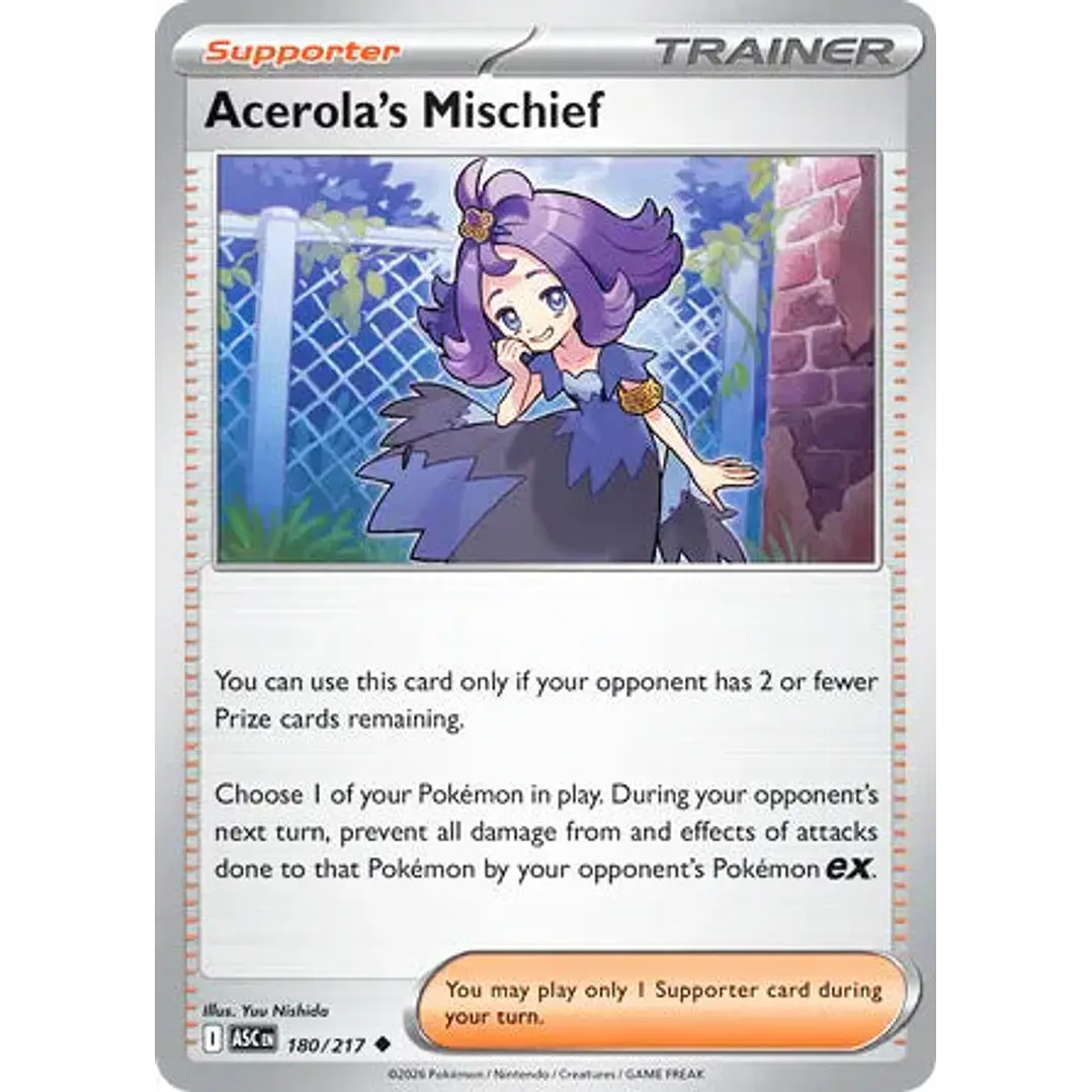 Acerola's Mischief - 180/217 Ascended Heroes 1