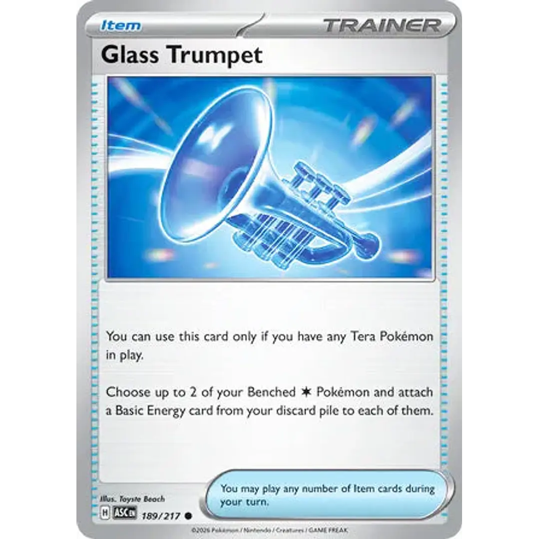 Glass Trumpet - 189/217 Ascended Heroes 1