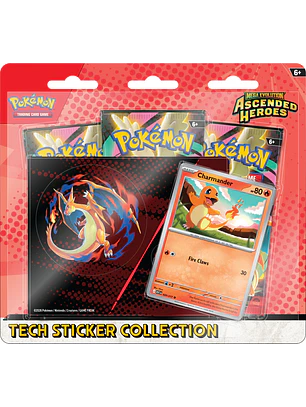 POKEMON TCG MEGA EVOLUTION - ASCENDED HEROES - TECH STICKER COLLECTION - ESPAÑOL
