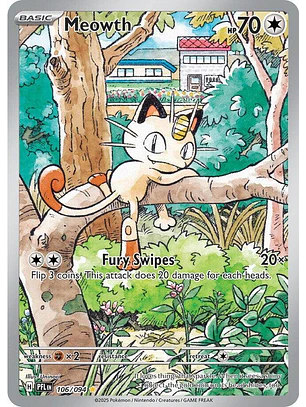 Meowth #106/94 Phantasmal Flames