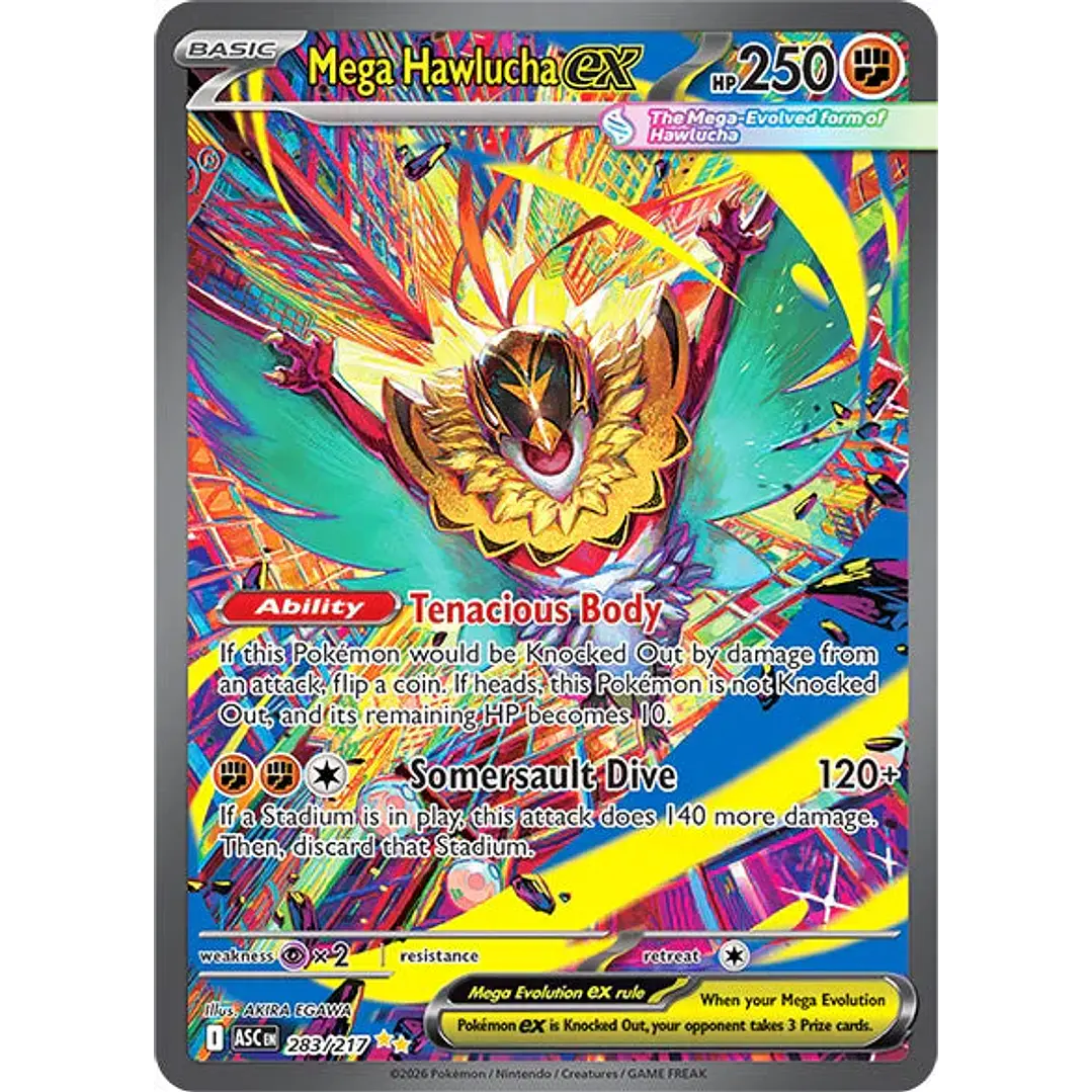 Mega Hawlucha ex - 283/217 Ascended Heroes 1