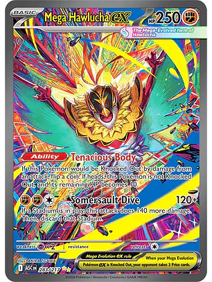 Mega Hawlucha ex - 283/217 Ascended Heroes