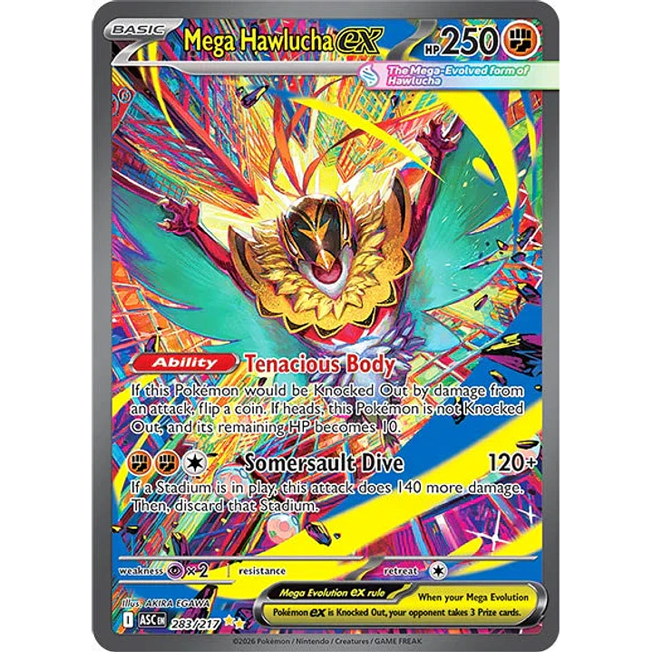 Mega Hawlucha ex - 283/217 Ascended Heroes 1