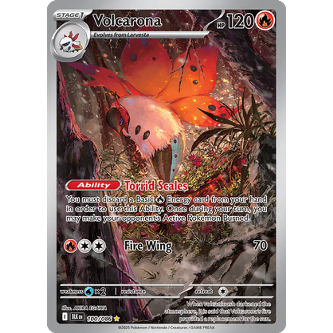 Volcarona #100/86 Black Bolt 1