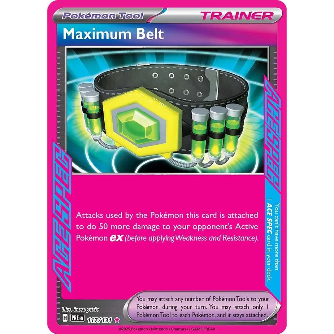 Maximum Belt #117/131 Pokémon Prismatic Evolutions 1