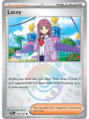 Lacey [Poke Ball] #114/131 Pokémon Prismatic Evolutions