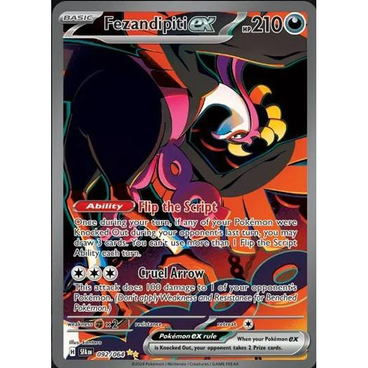 Fezandipiti ex #92/64 Pokémon Shrouded Fable 1