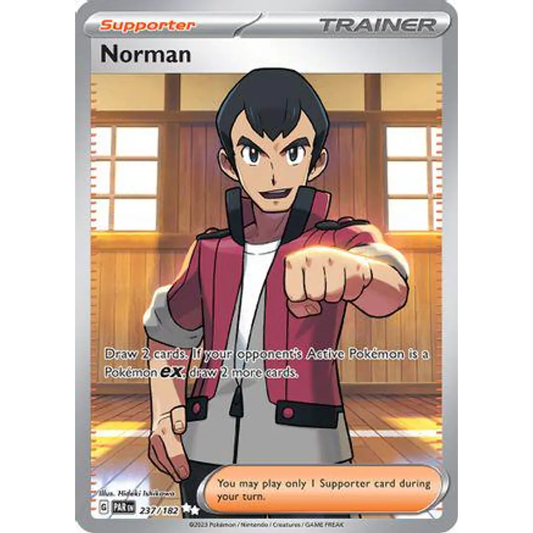 Norman #237/182 Pokémon Paradox Rift 1