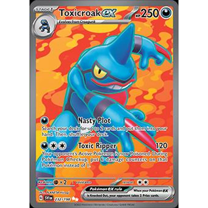 Toxicroak ex #232/198 Pokémon Scarlet & Violet 1