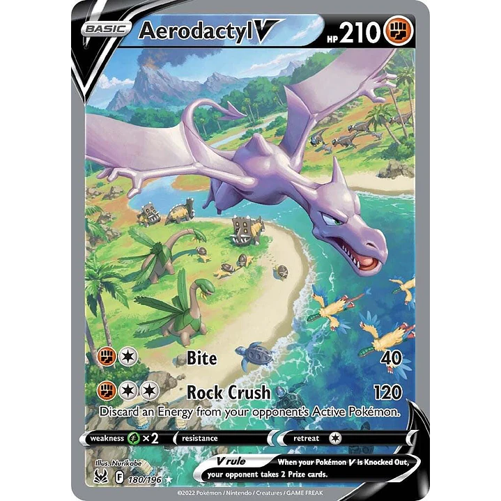 Aerodactyl V #180/196 Pokémon Lost Origin 1