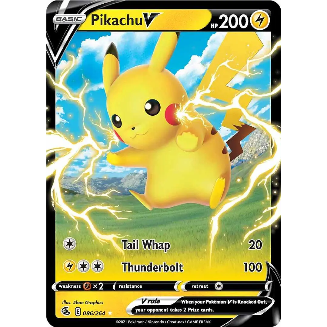 Pikachu V #86/264 Pokémon Fusion Strike 1