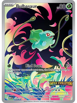 Bulbasaur [Stamped] #133/132 Pokémon Mega Evolution