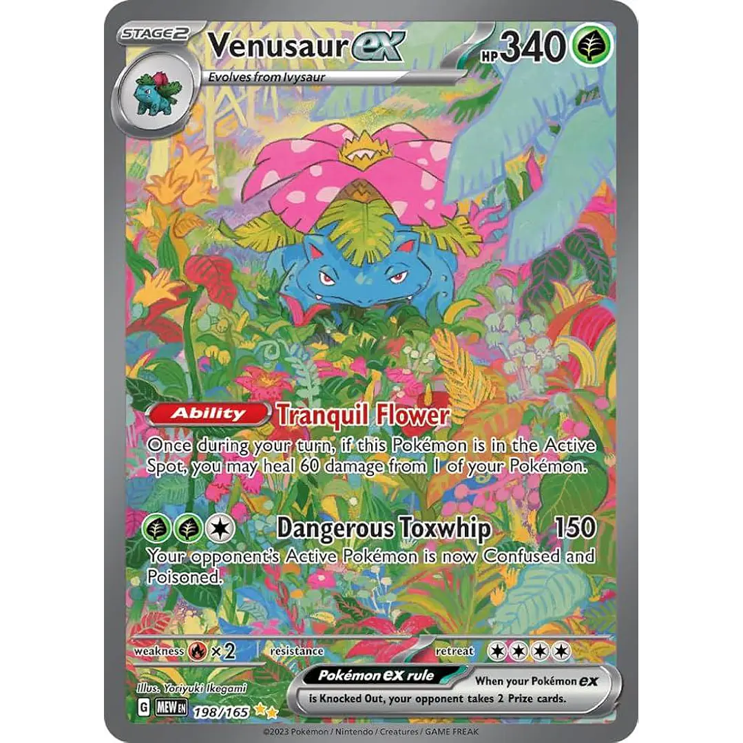 Venusaur ex #198/165 Pokémon Scarlet & Violet 151 1