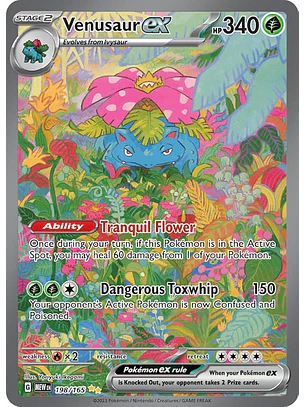 Venusaur ex #198/165 Pokémon Scarlet & Violet 151