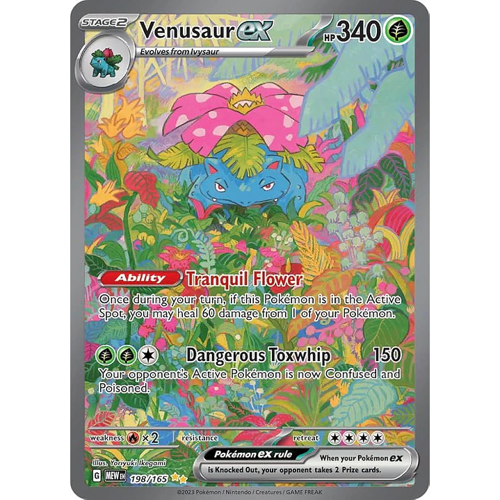 Venusaur ex #198/165 Pokémon Scarlet & Violet 151 1