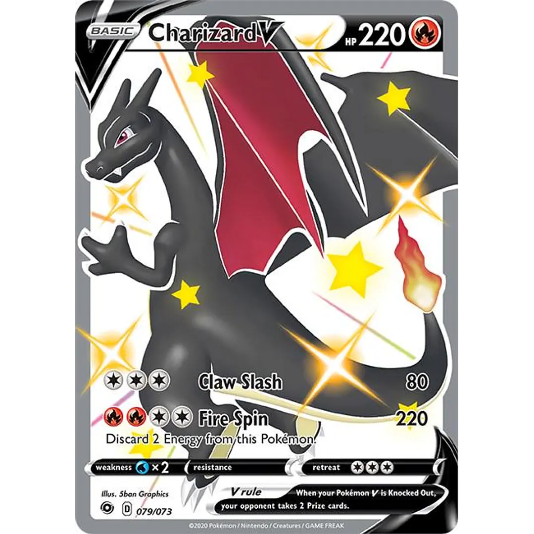 Charizard V #79/73 Pokémon Champion's Path 1