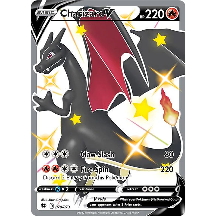 Charizard V #79/73 Pokémon Champion's Path 1