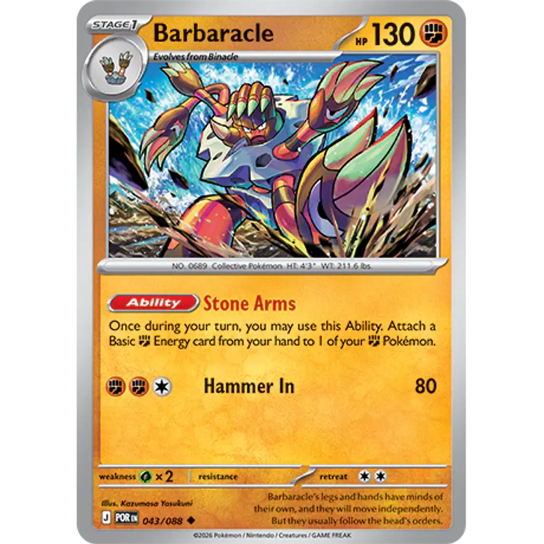 Barbaracle #43/88 Perfect Order 1