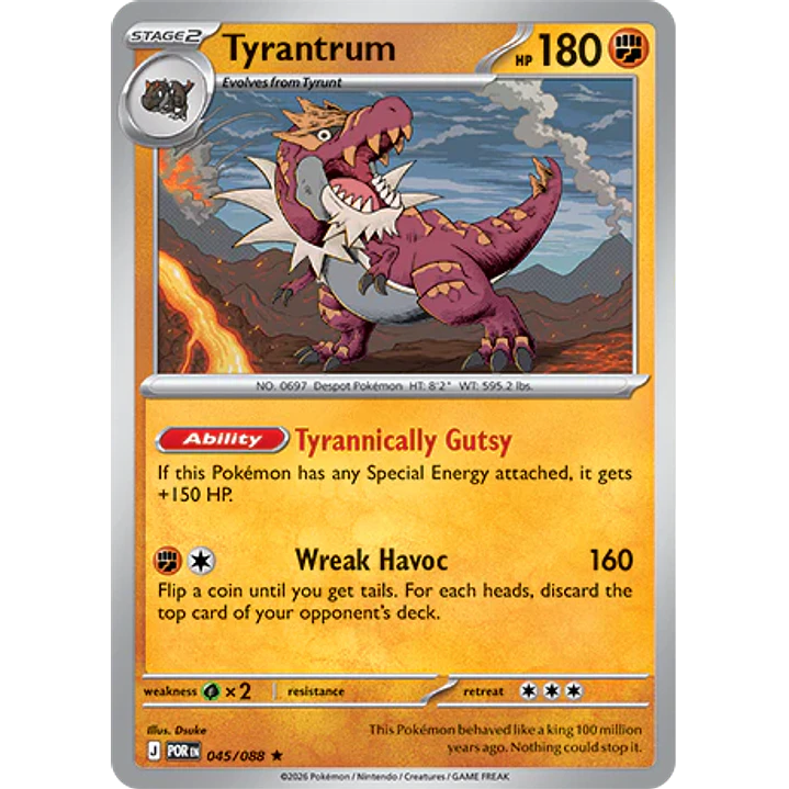 Tyrantrum #45/88 Perfect Order 1