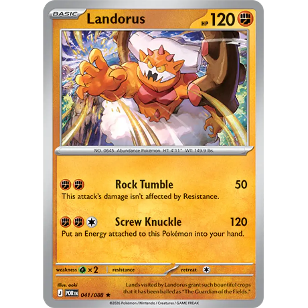 Landorus #41/88 Perfect Order 1