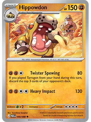 Hippowdon #40/88 Perfect Order