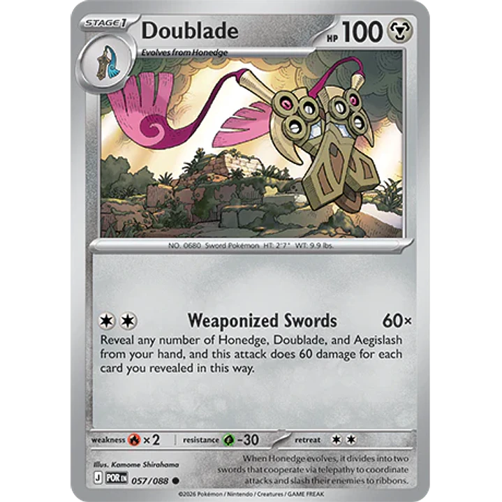Doublade #57/88 Perfect Order 1