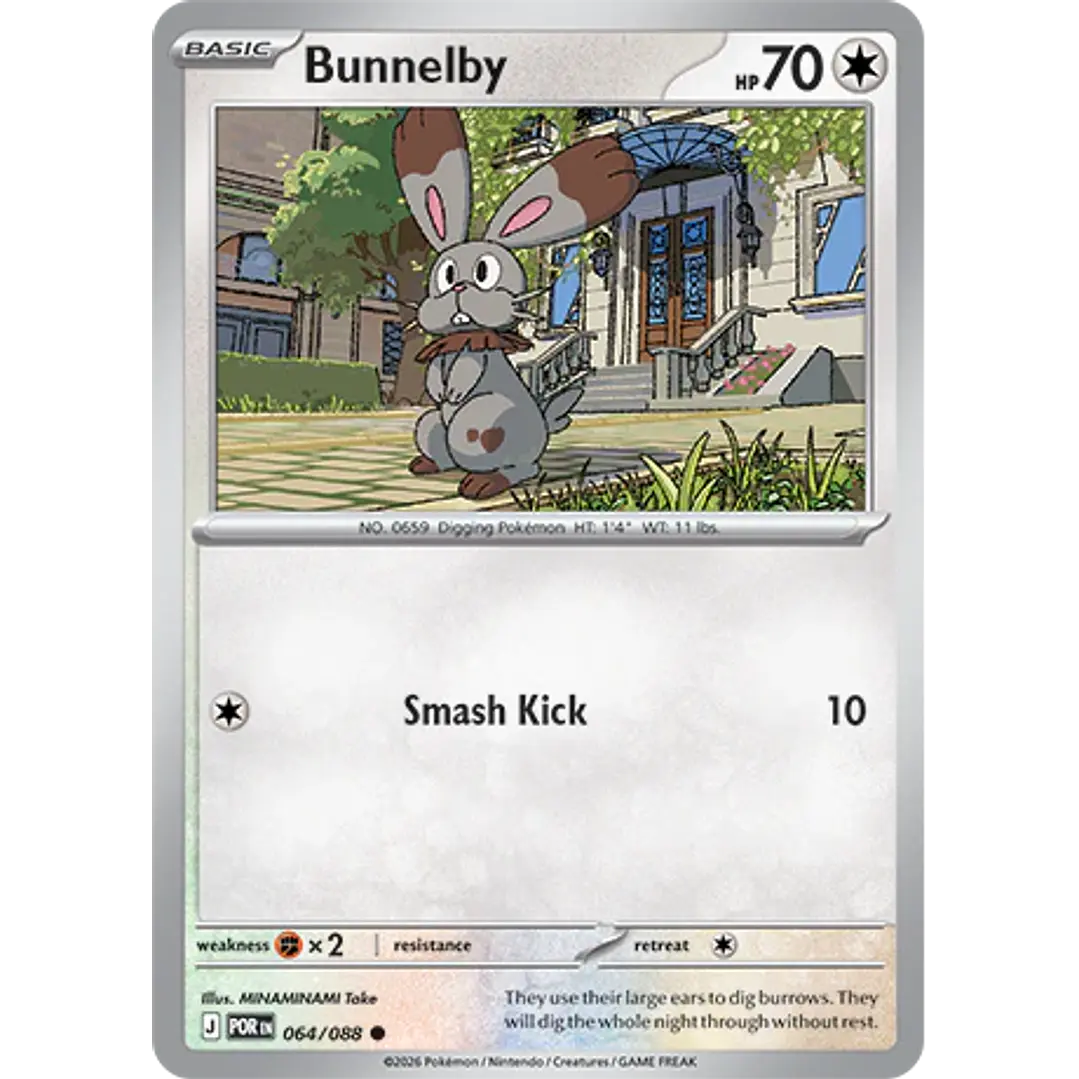 Bunnelby #64/88 Perfect Order 1