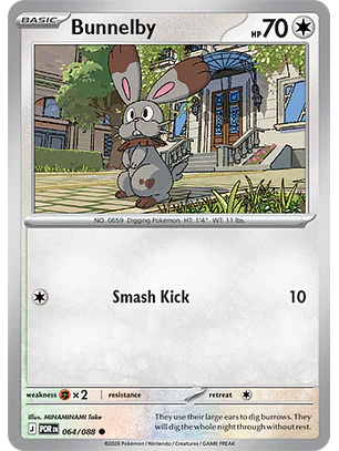 Bunnelby #64/88 Perfect Order