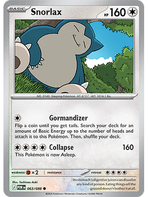 Snorlax #63/88 Perfect Order