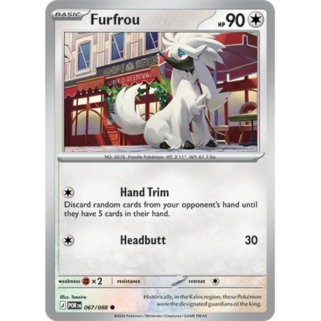 Furfrou #67/88 Perfect Order 1