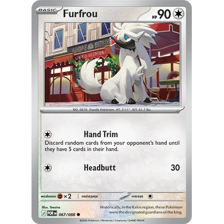 Furfrou #67/88 Perfect Order 1