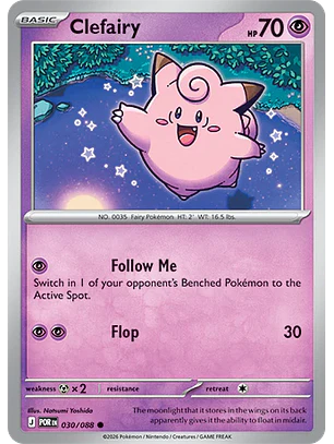 Clefairy #30/88 Perfect Order