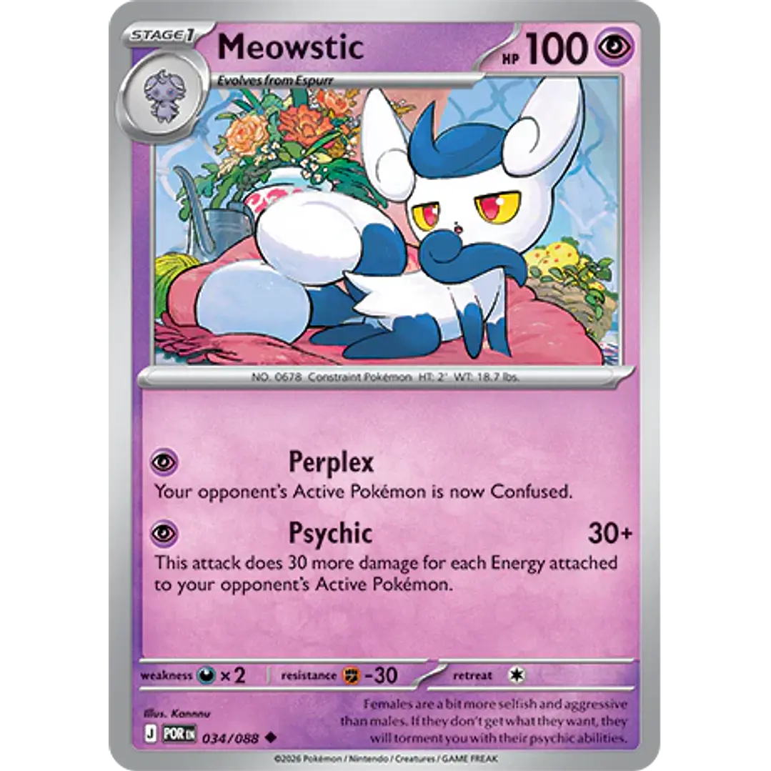 Meowstic #34/88 Perfect Order 1