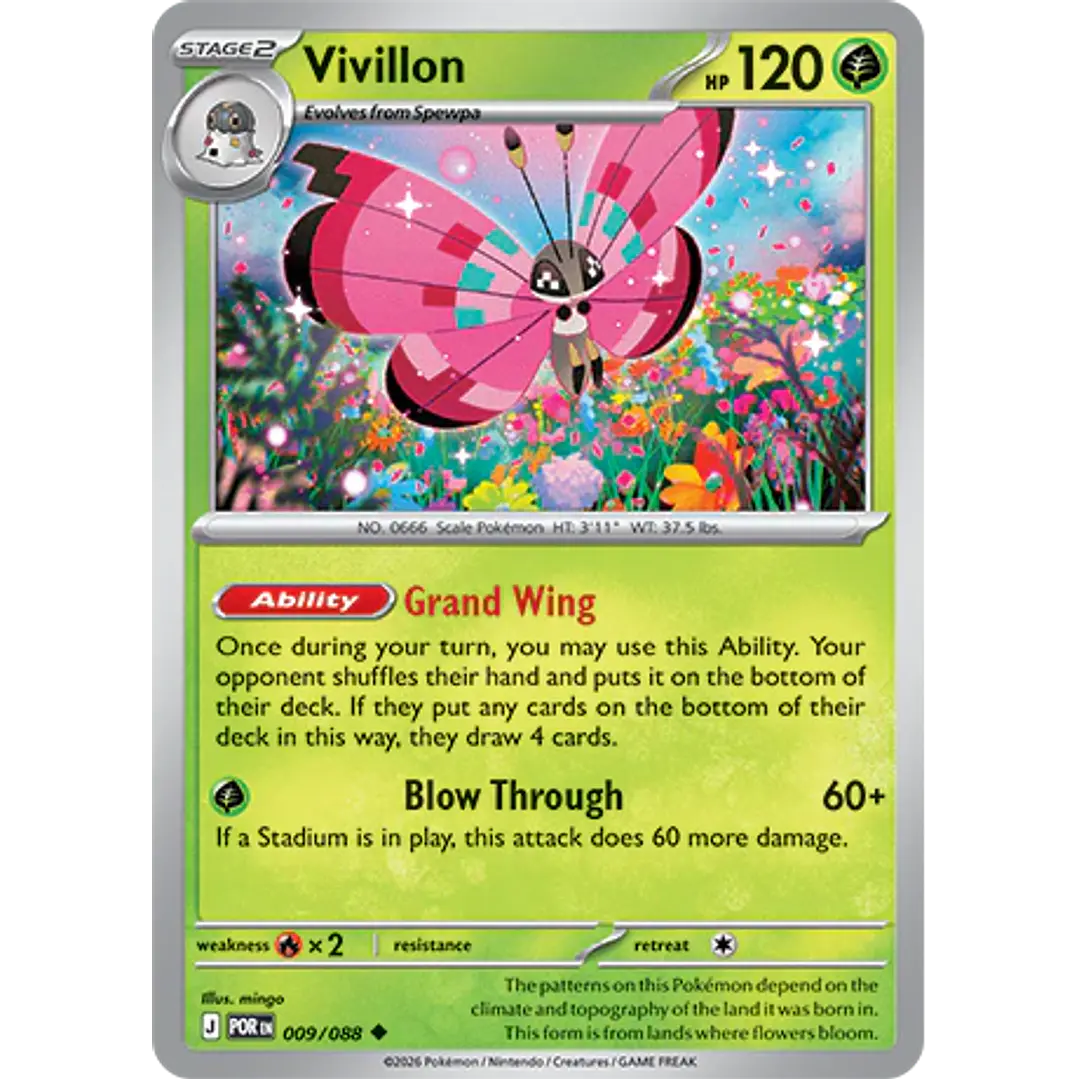 Vivillon #9/88 Perfect Order 1