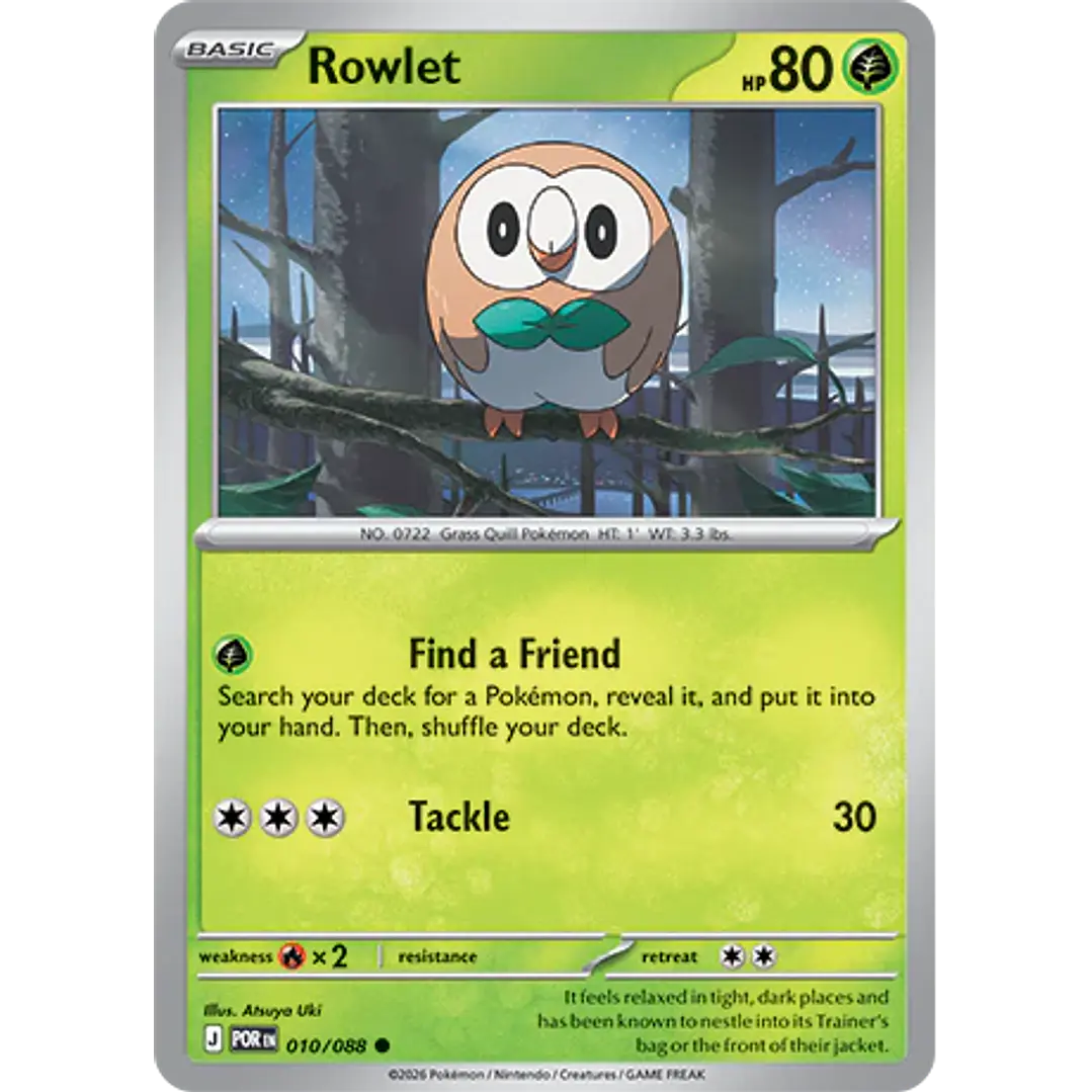 Rowlet #10/88 Perfect Order 1
