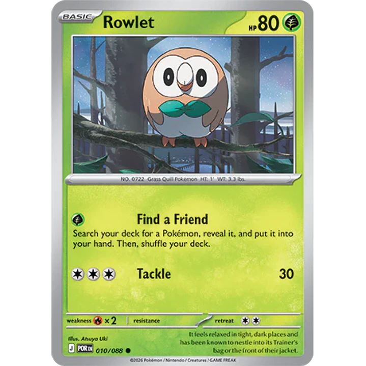 Rowlet #10/88 Perfect Order 1