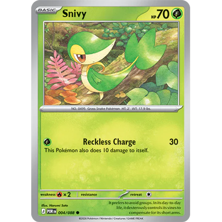 Snivy #4/88 Perfect Order 1