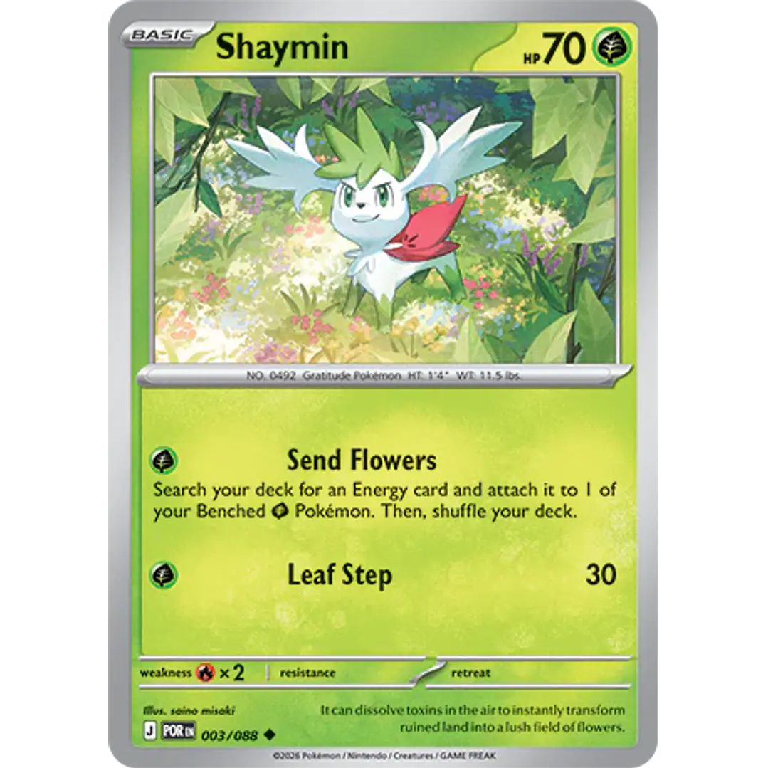 Shaymin #3/88 Perfect Order 1