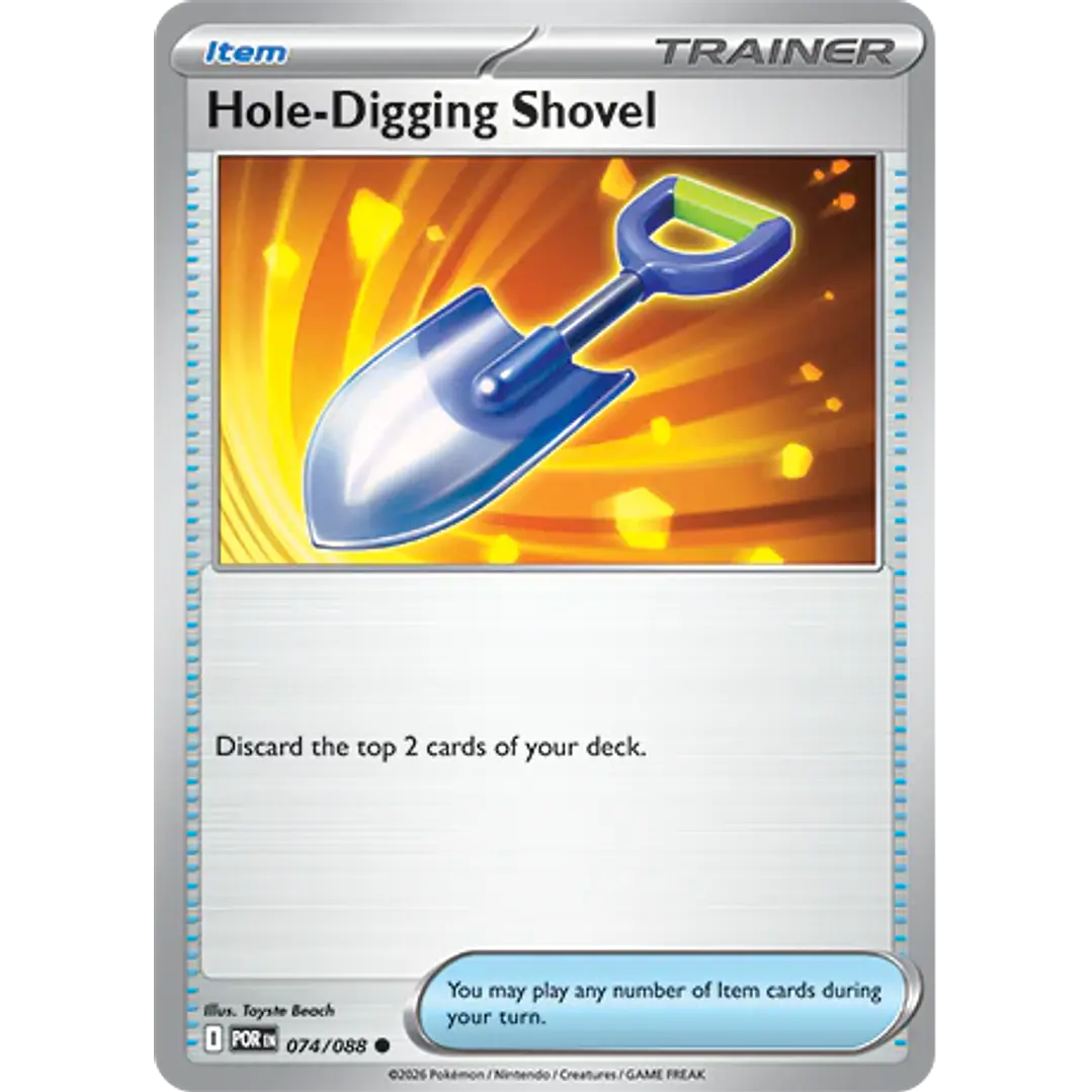 Hole-Digging Shovel #74/88 Perfect Order 1