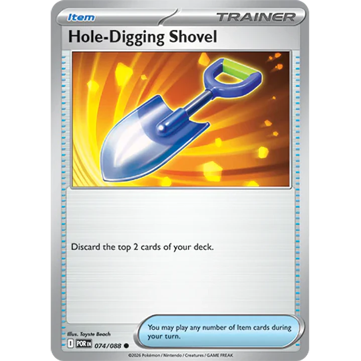 Hole-Digging Shovel #74/88 Perfect Order 1