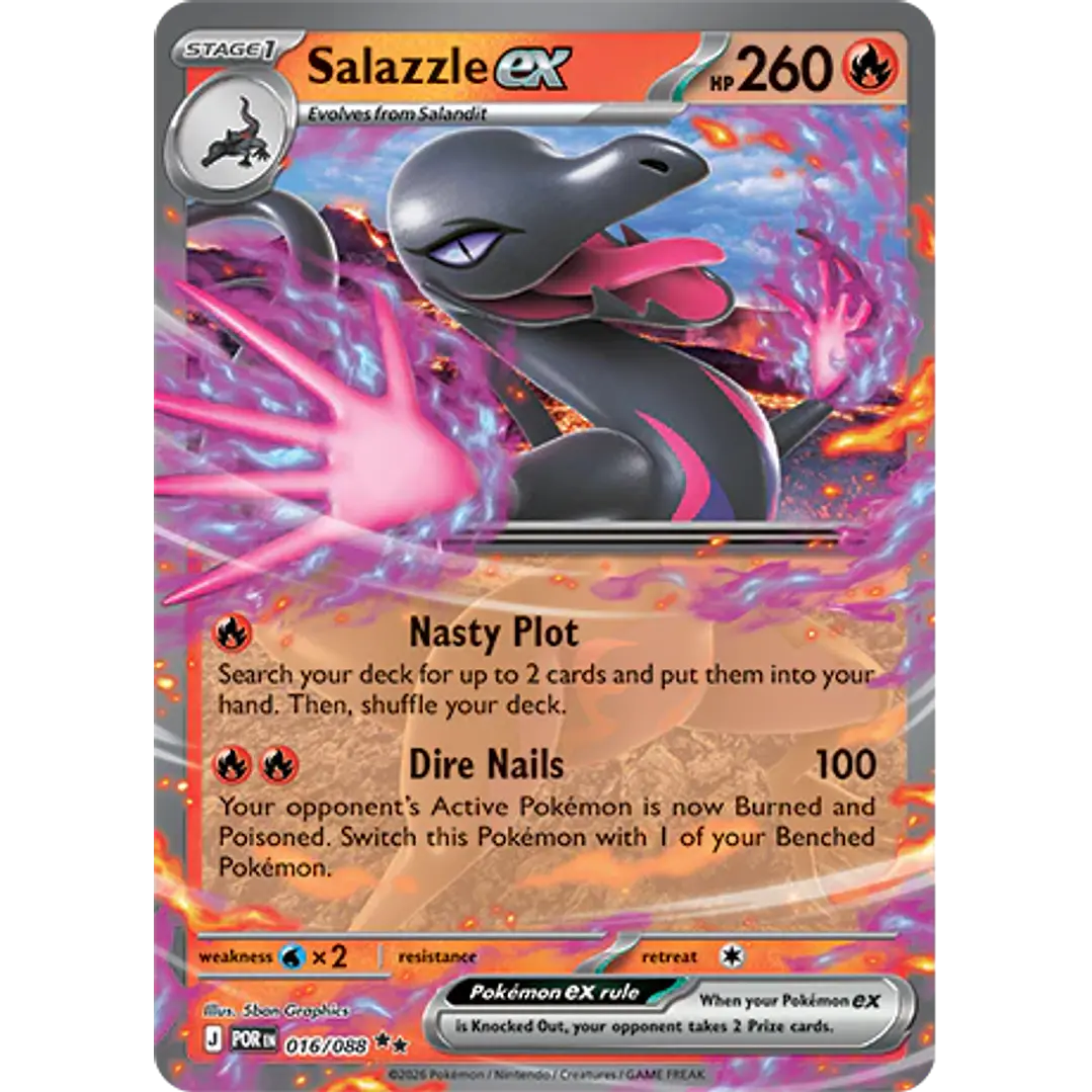 Salazzle ex #16/88 Perfect Order 1