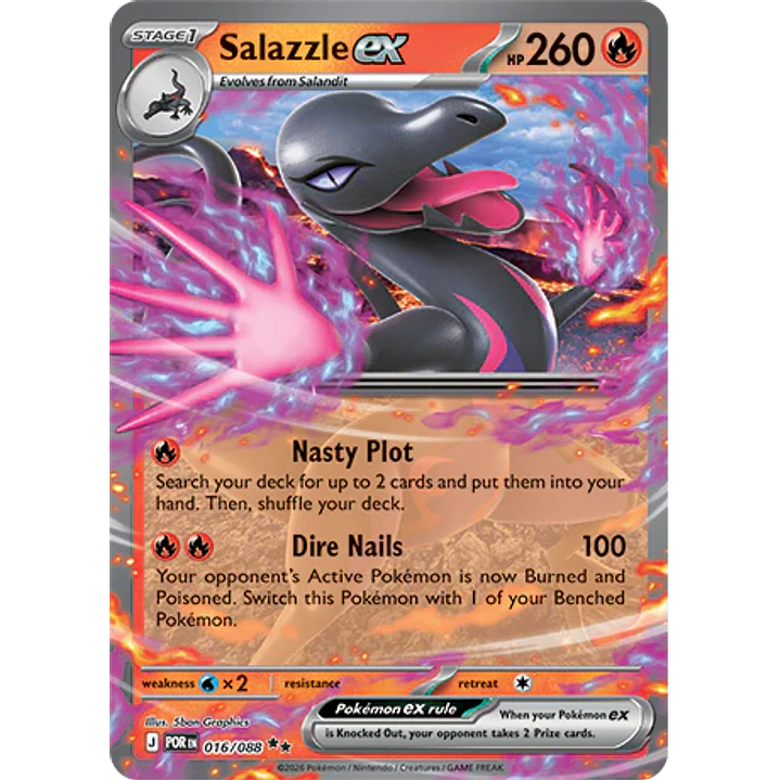 Salazzle ex #16/88 Perfect Order 1
