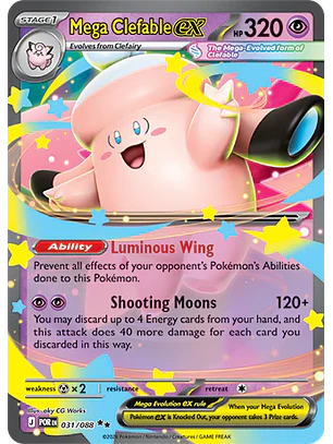 Mega Clefable ex #31/88 Perfect Order