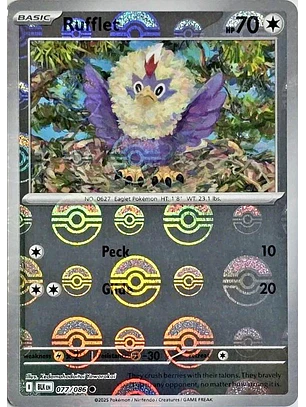 Rufflet [Poke Ball] #77/86 Pokémon Black Bolt