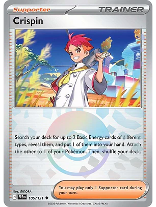 Crispin [Poke Ball] #105/131 Pokémon Prismatic Evolutions